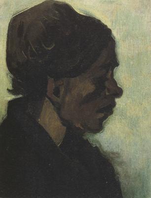 Vincent Van Gogh Head of a Brabant Peasant Woman with Dard Cap (nn04) oil painting picture